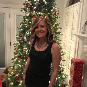 ❤️❤️REDUCED❤️❤️ J.Crew Black Sequin Drapey Tank